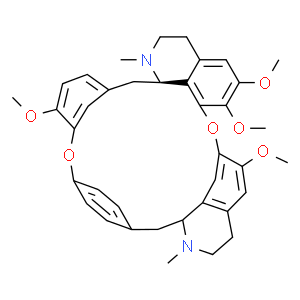粉防己堿；漢防己甲素